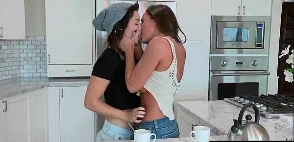  Horny Lesbo Teen Girls (Abigail Mac & Daisy Summers) Make Love On Cam video-03